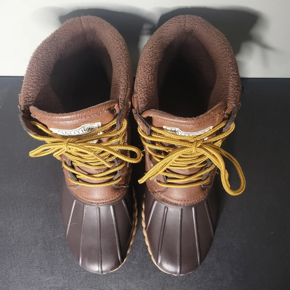 Nautica Water Resistant Lace Up Channing Duck Boot